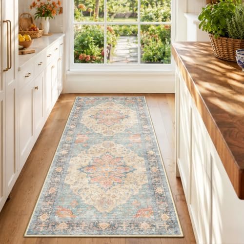 RELEANY Washable Area Rug, Runner 2'x6' by RELEANY