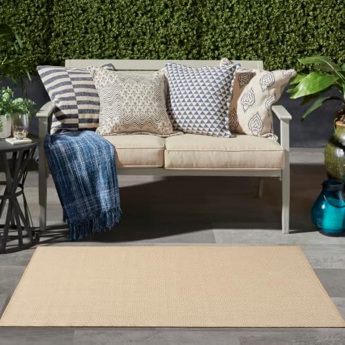 Nourison Home Courtyard Natural 3' x 5' Area Rug - Image 3