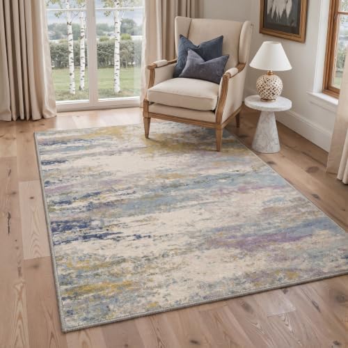 BEIMO 2X5 Washable Runner Rug for Kitchen, Modern Abstract Soft Non Slip - Image 5