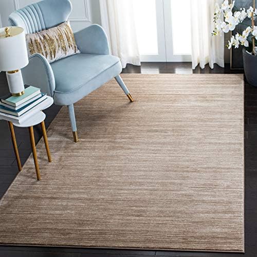 SAFAVIEH Vision Square Rug 5', Modern Tonal Light Brown VSN606C by Unknown