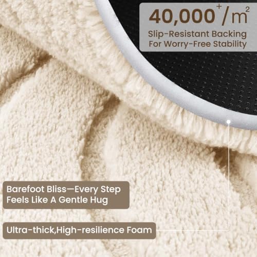 Sour Lemon 2x6 Runner Rug for Hallways Non Slip, Bedroom Modern Rugs White - Image 5