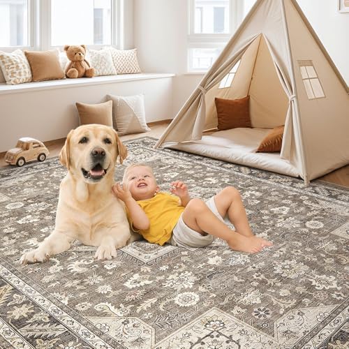 cotiled 10x14 Area Rug for Living Room, Traditional - Image 5