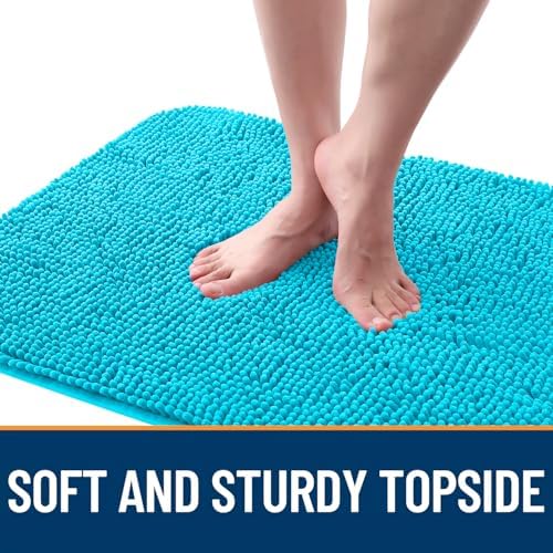 OLANLY Dog Door Mat for Muddy Paws 44x32, Super Absorbent Chenille Mud Mat - Image 4