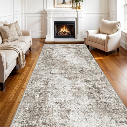 4x12 Wide Hallway Runner Rug – Non-Slip Washable Rubber-Backed Large Carpet - Image 4