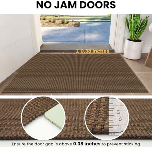 IOHOUZE Washable Area Rug 5x7 Non Slip Rubber Backed Rugs - Image 2
