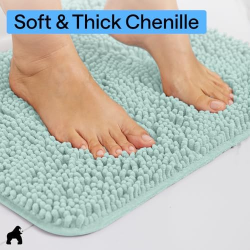 GORILLA GRIP Chenille Bath Rug Mat - Image 5