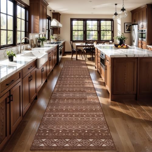 SERISSA 2x12 Washable Non-Slip Boho Runner Rug - Image 2