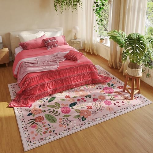 Rugcomf Area Rug 5x7 Washable - Image 5