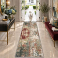 RELEANY Washable Runner 2'x6' Abstract Area Rug by RELEANY