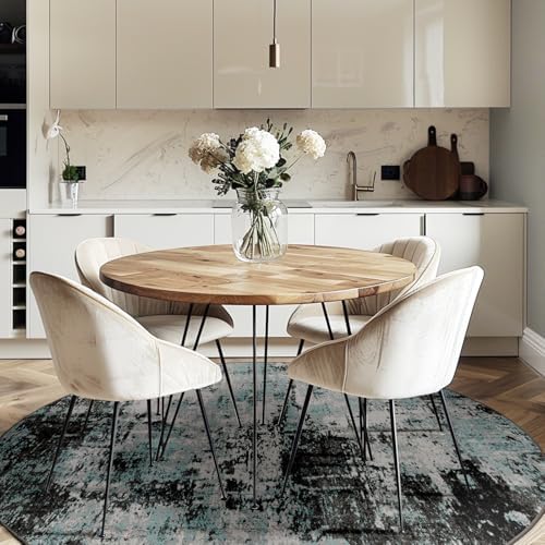 RELEANY Washable Round 6ft Area Rug - Image 3