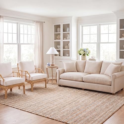 SAFAVIEH Natural Fiber Area Rug 11x15, Jute Knotted X-Large Grey NF447K - Image 7