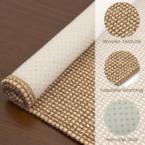EARTHALL Woven Area Rug 4x6 Ft Washable Rugs - Image 5