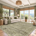 Area Rugs for Living Room 6x9 Large Washable Non-Slip Vintage Brown by WelcometoBabovid