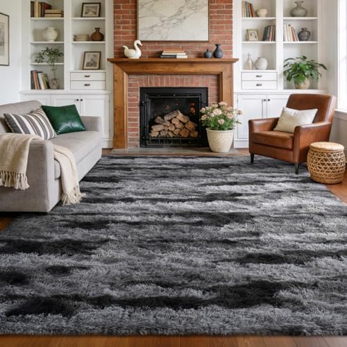 6x9 Large Fluffy Shaggy Area Rugs Non-Slip by Unknown