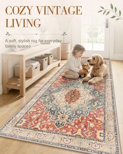 OLANLY 2x8 Washable Runner Rug, Soft Non Slip Carpet - Image 3