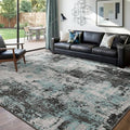 RELEANY Washable 8'x10' Abstract Area Rug by RELEANY