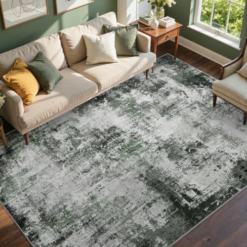 5x7 Ft Abstract Washable Area Rugs by Cuzwlovita