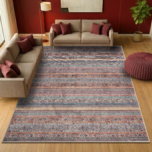Keen Home Design Vintage Washable Area Rug, Non-Slip Low Pile - Image 4