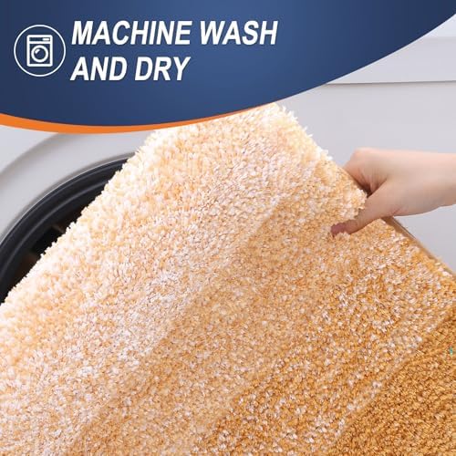 OLANLY Bathroom Runner Rug 59x20, Extra Soft Absorbent Microfiber Bath Rugs - Image 6