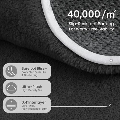 Sour Lemon 6x9 Area Rugs for Living Room Bedroom, Large Carpet Black Rug - Image 4