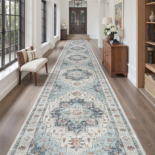 Madane Hallway Runner Rug 3x18 Washable Kitchen Runners 18ft - Image 3