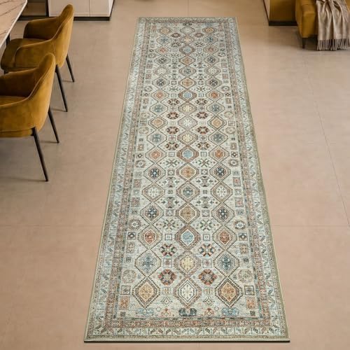 Keen Home Design Vintage Washable Runner Rug, Non-Slip Low Pile - Image 4