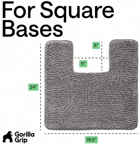 GORILLA GRIP Chenille Bath Rug Mat - Image 2