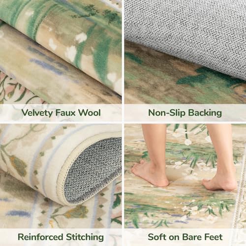 Lessymo 5 x 7 Washable Area Rugs - Image 5