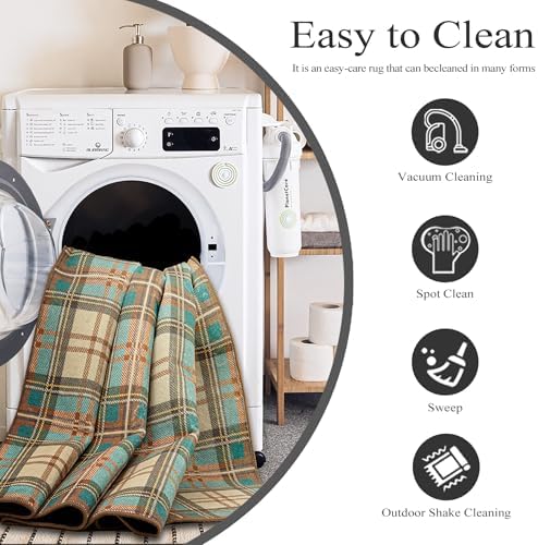 Ruaruarug Washable Area Rug 8×10 - Image 4
