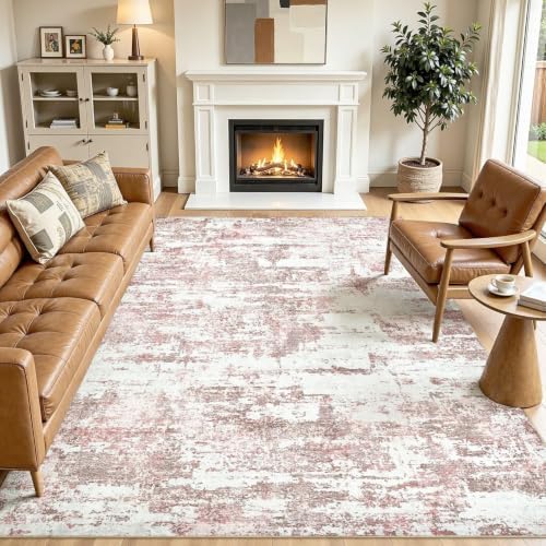 8x10 Area Rugs Living Room Abstract Washable Rug by JessibouAreaRug
