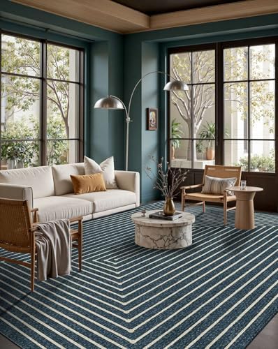 Washable 6x9 Area Rugs for Living Room Modern Abstract Rug - Image 5