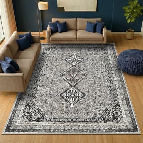 Keen Home Design Vintage Washable Area Rug, Non-Slip Low Pile - Image 4