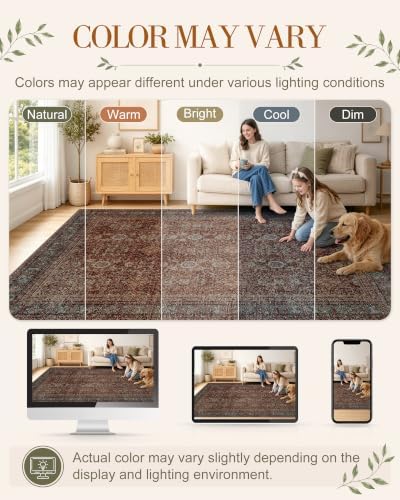OLANLY 2x3 Washable Small Rug Non Slip Indoor Door Mat - Image 2