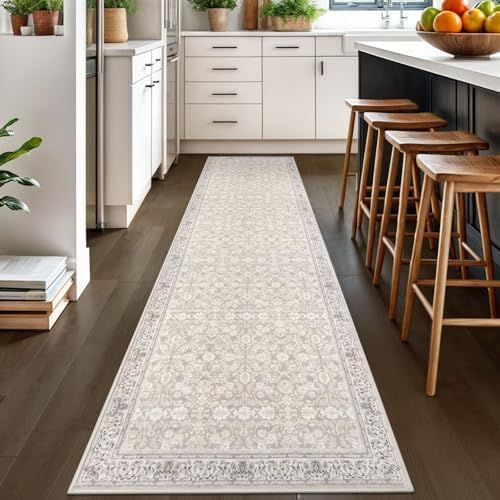 SIILOOM 2.6x10 Washable Runner Rug, Non Slip Area Rug - Image 3
