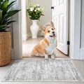 2x3 Rug Non Slip, Small Washable Entryway Rug by Restydon