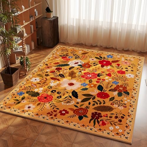 Rugcomf Area Rug 4x6 Washable by Rugcomf