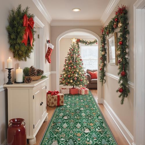 Madane Christmas Hallway Runner 3x8 - Image 3