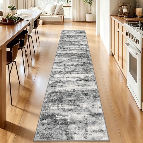 Washable Runner Rugs 3x10 Abstract Kitchen Runner Rug Non Slip Backing - Image 6