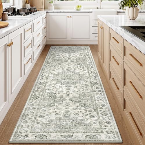 2x6 Green Neutral Runner Rug - Image 2
