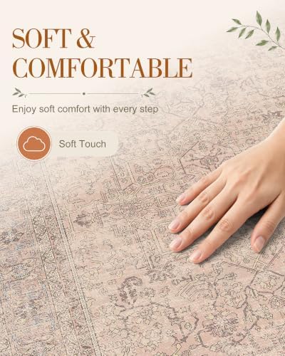 OLANLY 4x6 Washable Area Rug, Soft Non Slip Carpet - Image 4