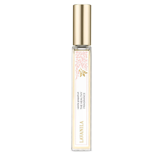 Lavanila Vanilla Grapefruit Perfume for Women, 0.32 oz Roller - Citrus, Warm Cedarwood & Soft Vanilla, The Healthy Fragrance, Clean and Natural