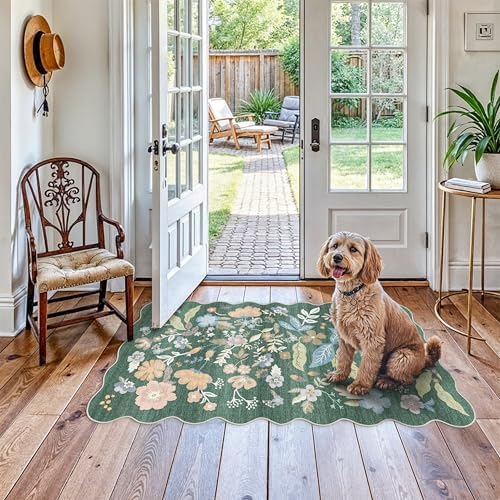 3x5 Washable Rug for Entryway by BYYVOORugsforYourHome