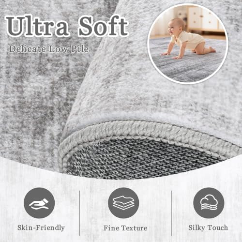 Tosuoka Washable Rug 6x9 Area Rugs - Image 4