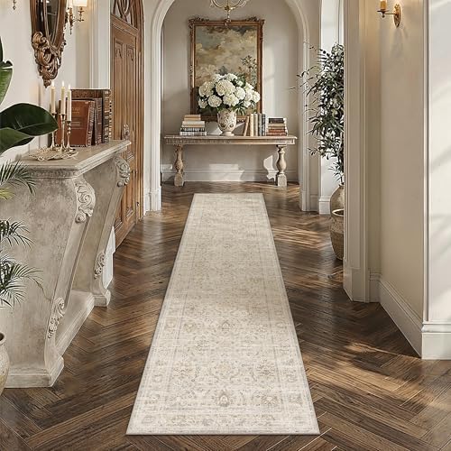 PureCozy 2x8 Beige Neutral Runner Rug by PureCozy