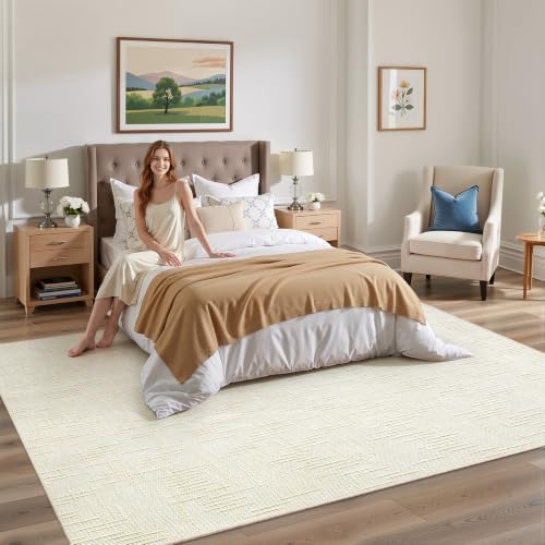 Valenrug 6x9 Area Rugs, High Low Pile Washable Rugs - Image 4