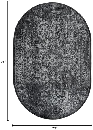 SAFAVIEH Evoke Oval Rug 6x8 - Image 2