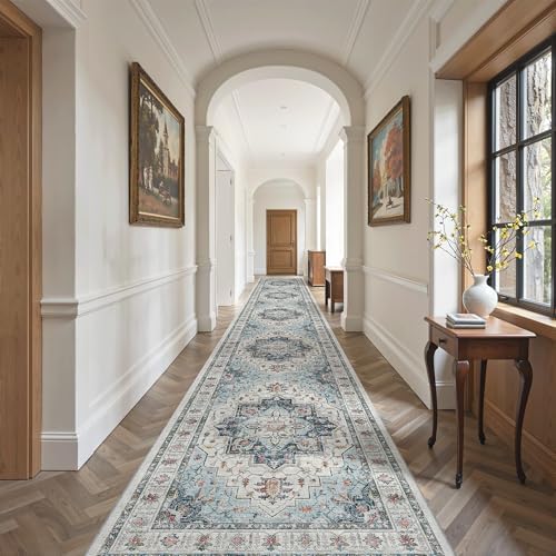 Madane Hallway Runner Rug 3x18 Washable Kitchen Runners 18ft - Image 4