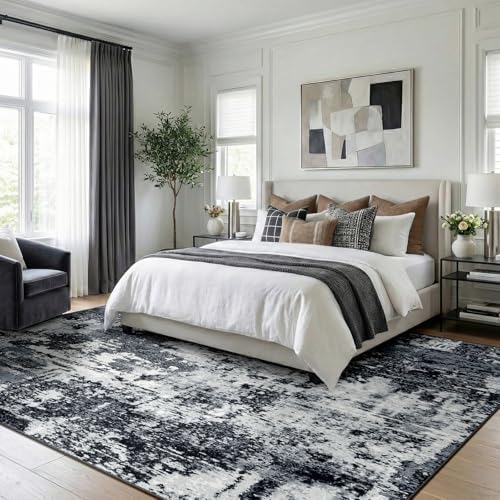 RELEANY Washable 8'x10' Abstract Area Rug - Image 2
