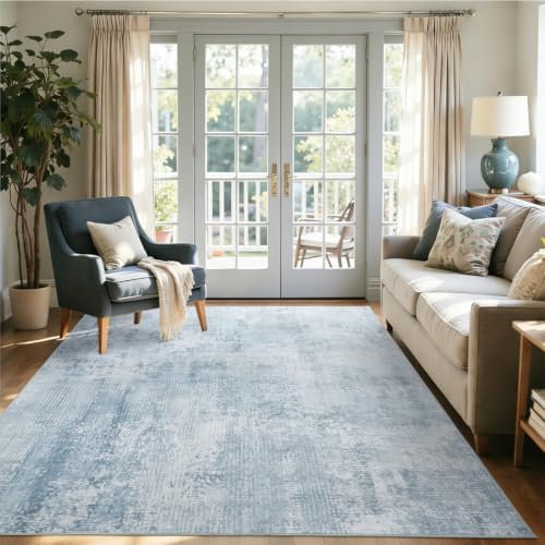 4x6 Ft Abstract Washable Area Rugs by Cuzwlovita