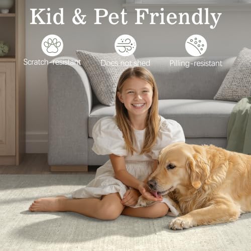 DCX Washable 6x8 Beige Rug - Image 6